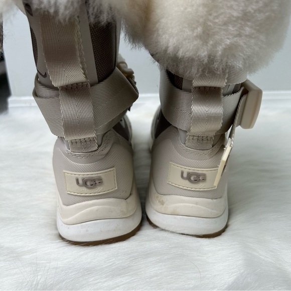 Ugg Tahoe Waterproof Boots in Cream - Picture 8 of 13